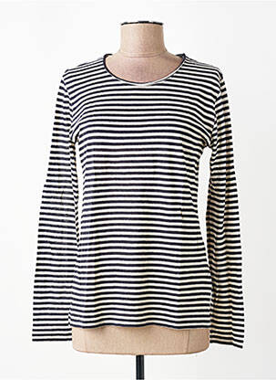 Tricou mâneci lungi mâneci lungi albastru MAJESTIC FILATURES femeie