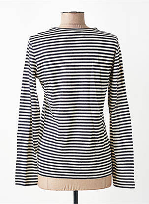 Tricou mâneci lungi mâneci lungi albastru MAJESTIC FILATURES femeie