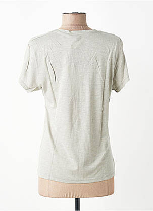 Tricou elasticitate mâneci scurte verde AMERICAN VINTAGE femeie