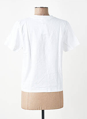 Tricou elasticitate mâneci scurte alb MADEMOISELLE FANI femeie