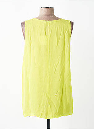 Top croială fluidă fără mâneci verde AMERICAN VINTAGE femeie