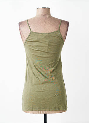Top țesătură jersey bretele subțiri verde AMERICAN VINTAGE femeie