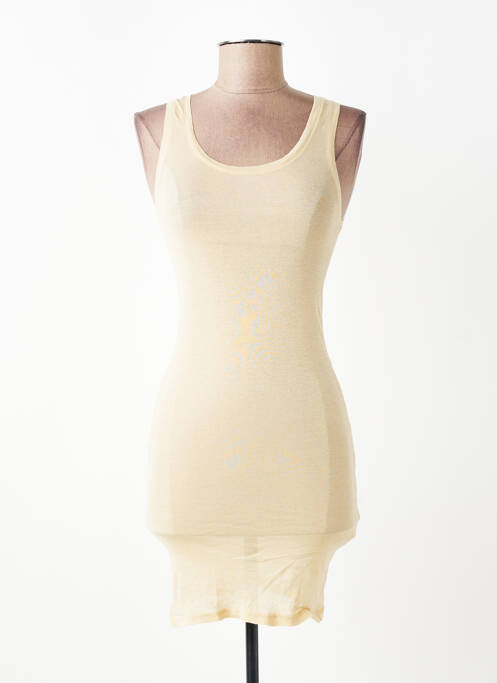 Rochie midi fără mâneci fără mâneci bej AMERICAN VINTAGE femme