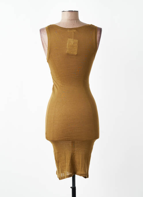 Rochie midi fără mâneci fără mâneci verde AMERICAN VINTAGE femme