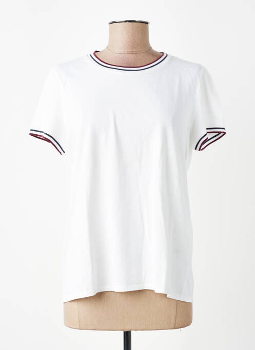 Tricou elasticitate mâneci scurte bej HARTFORD femme