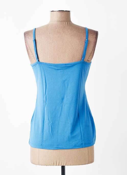 Top țesătură jersey bretele subțiri albastru ZILCH femme