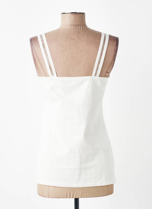 Top țesătură jersey bretele subțiri bej YAYA femme