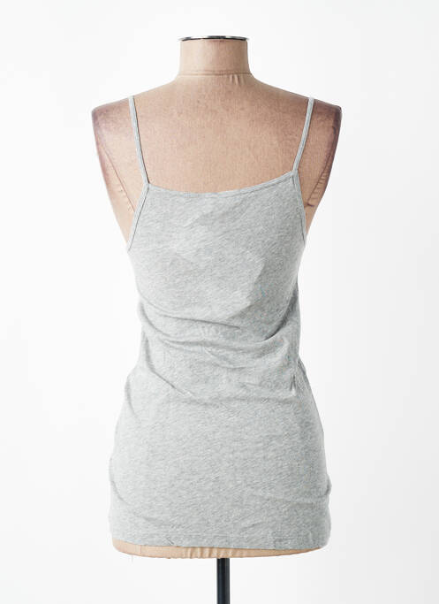 Top elasticitate bretele subțiri gri AMERICAN VINTAGE femme
