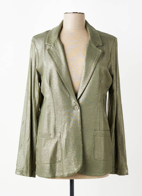 Sacou buzunare verde MAJESTIC FILATURES femme