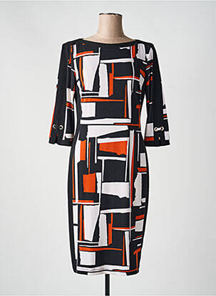 Rochie midi mâneci 3/4 mâneci 3/4 negru JOSEPH RIBKOFF femeie