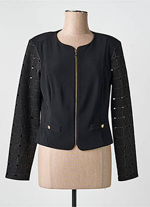 Jachete casual guler rotund negru JOSEPH RIBKOFF femeie