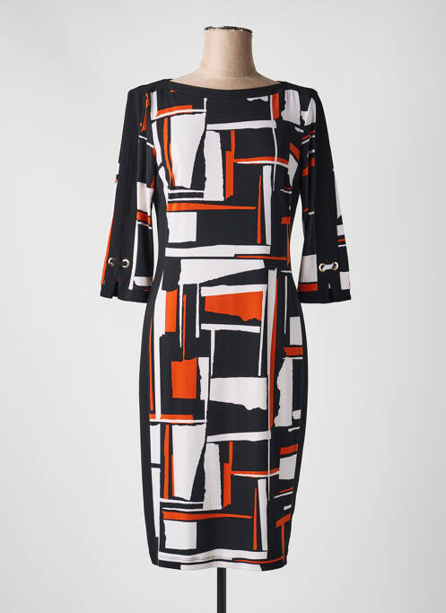 Rochie midi mâneci 3/4 mâneci 3/4 negru JOSEPH RIBKOFF femme
