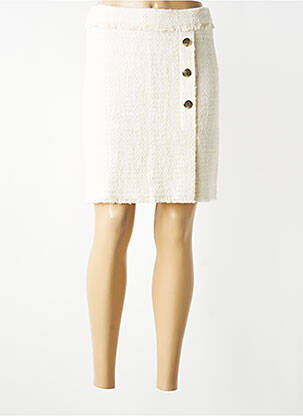 Fustă scurtă țesătură tweed bej RRD (ROBERTO RICCI DESIGNS) femeie
