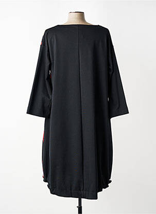 Rochie midi mâneci lungi mâneci lungi negru FRANCK ANNA femeie