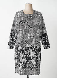 Rochie midi mâneci lungi mâneci lungi negru GUY DUBOUIS femme