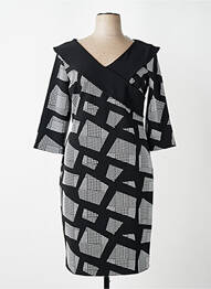 Rochie midi mâneci 3/4 mâneci 3/4 negru JOSEPH RIBKOFF femme
