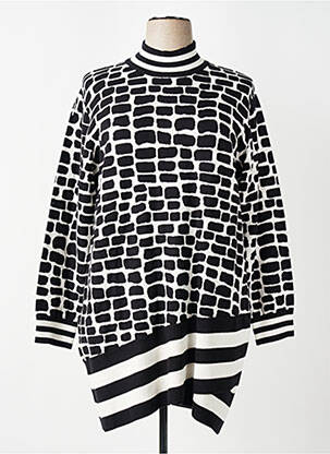 Rochie pulover strânsă pe partea de jos mâneci lungi negru TUZZI femeie