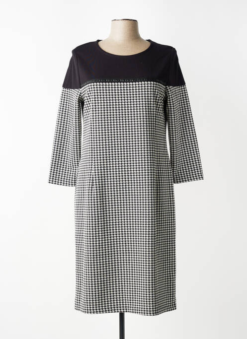 Rochie midi mâneci lungi mâneci lungi negru FRANK WALDER femme