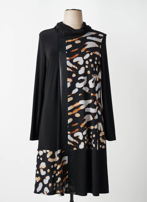 Rochie midi mâneci lungi mâneci lungi negru JOSEPH RIBKOFF femme