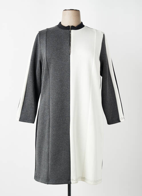 Rochie midi mâneci lungi mâneci lungi negru MERI & ESCA femme