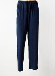 Pantalon drept talie elastică mărime normală albastru GRIFFON femme