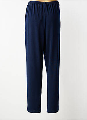 Pantalon drept talie elastică mărime normală albastru GRIFFON femeie