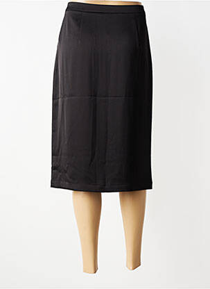 Fustă midi talie cu cleme negru CATNOIR femeie