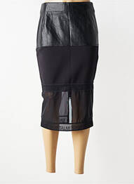 Fustă midi talie cu cleme negru SPORTALM femme