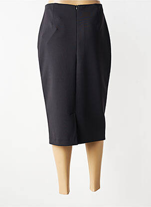 Fustă midi talie cu cleme negru CATNOIR femeie