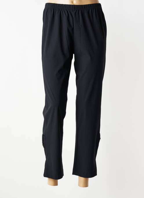 Pantalon 7/8 elasticitate mărime normală negru FRANCK ANNA femme