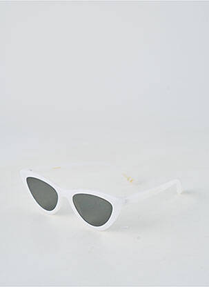 Ochelari de soare alb EXCAPE femeie