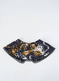 Guler / eșarfă de gât țesătură poplin albastru MAISON SCOTCH femeie