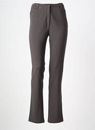 Pantalon slim elasticitate talie înaltă gri GUY DUBOUIS femme