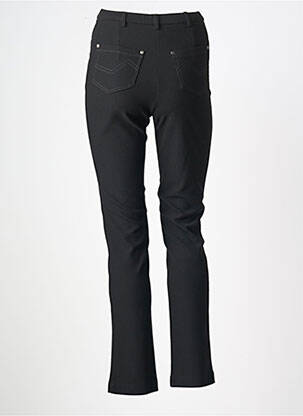 Pantalon slim talie înaltă talie înaltă negru GUY DUBOUIS femeie