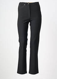 Pantalon slim elasticitate talie înaltă negru GUY DUBOUIS femme