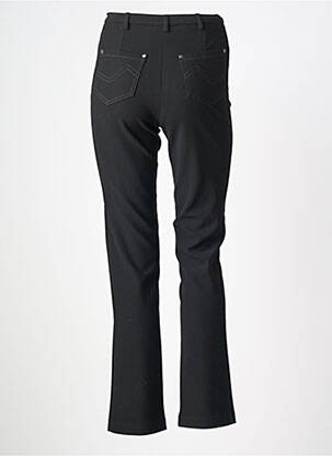 Pantalon slim talie înaltă talie înaltă negru GUY DUBOUIS femeie
