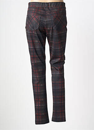 Pantalon slim talie elastică mărime normală roșu MERI & ESCA femeie