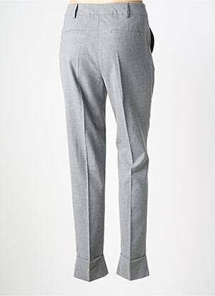 Pantalon chino închidere cu fermoar sub clapetă cu nasturi mărime normală gri GARDEUR femeie