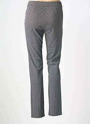 Pantalon slim talie elastică mărime normală gri FRANK WALDER femeie
