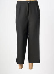 Pantalon trei sferturi croială dreaptă mărime normală negru KARTING femme
