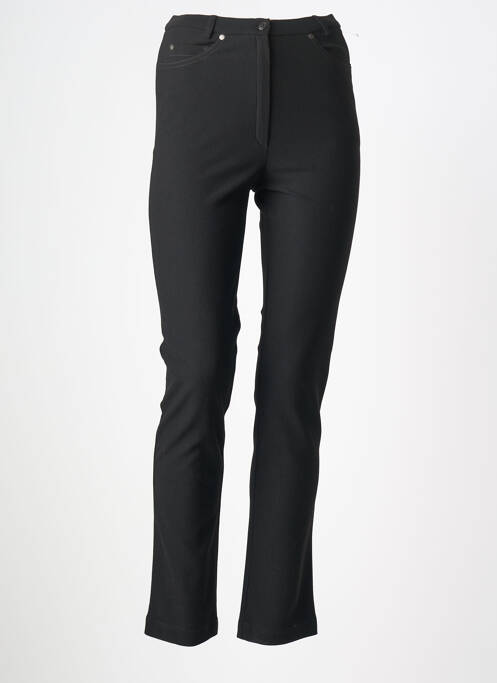 Pantalon slim elasticitate talie înaltă negru GUY DUBOUIS femme