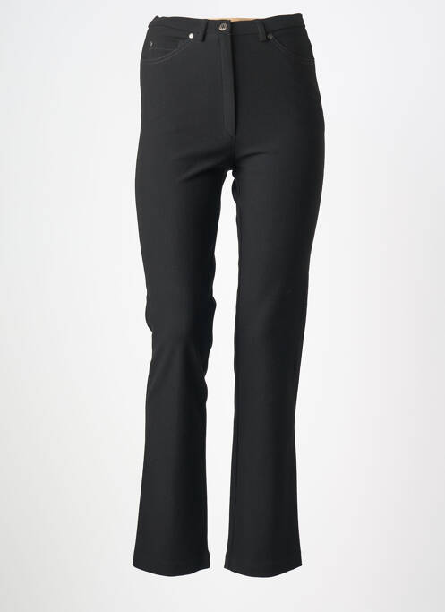 Pantalon slim elasticitate talie înaltă negru GUY DUBOUIS femme