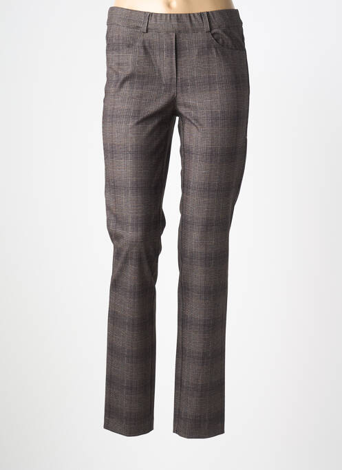 Pantalon slim talie elastică mărime normală gri STARK femme
