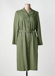 Rochie midi mâneci lungi mâneci lungi verde GUY DUBOUIS femme
