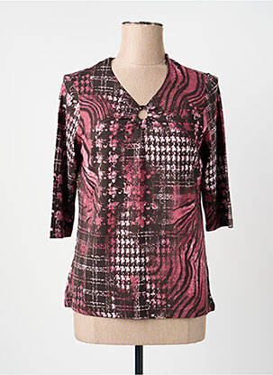 Tricou mâneci 3/4 mâneci 3/4 violet BARBARA LEBEK femeie