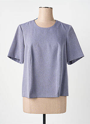 Top mâneci scurte mâneci scurte violet LISA CHESNAY femeie