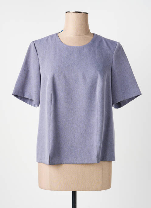 Top mâneci scurte mâneci scurte violet LISA CHESNAY femme