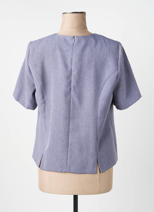 Top mâneci scurte mâneci scurte violet LISA CHESNAY femme