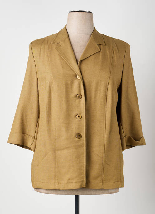 Sacou buzunare verde BARBARA LEBEK femme