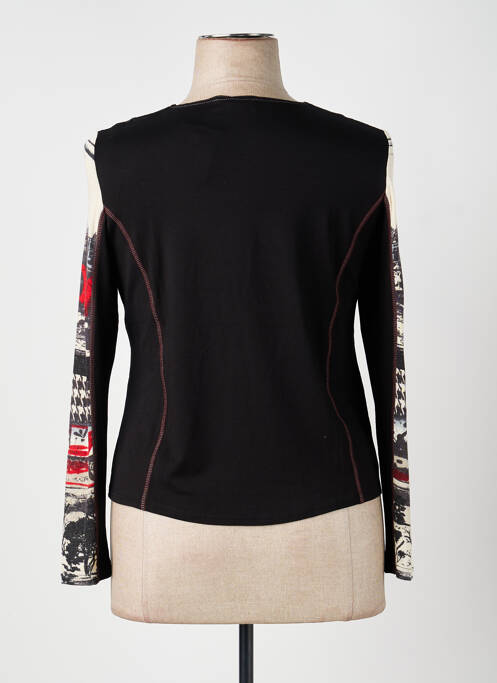 Tricou mâneci lungi mâneci lungi negru KARTING femme